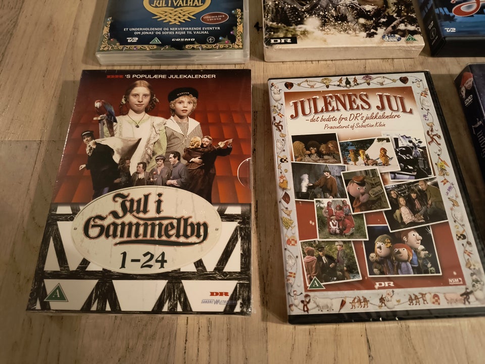 Julekalender, DVD, TV-serier