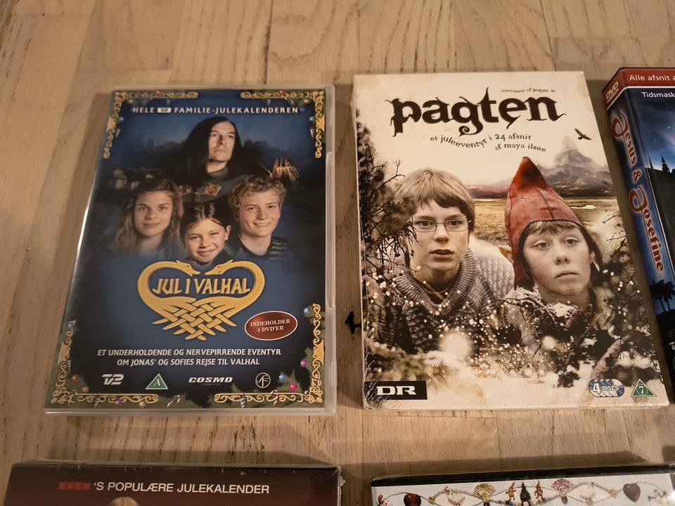 Julekalender, DVD, TV-serier