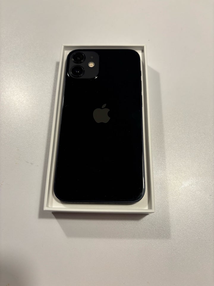 iPhone 12 Mini, 64 GB, sort