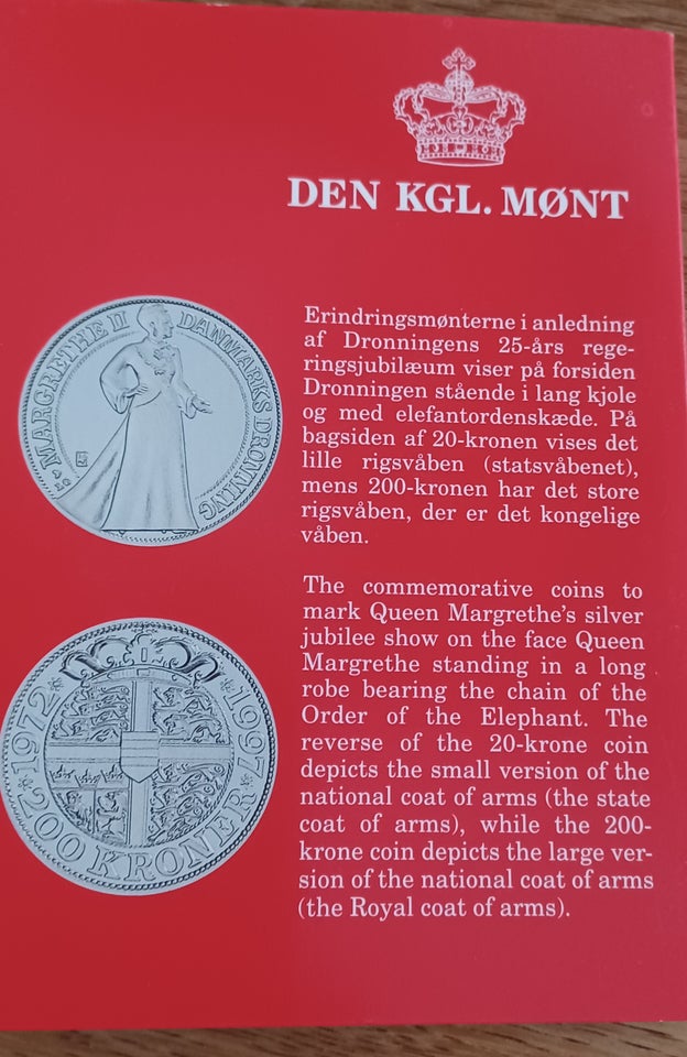 Danmark, mønter, 38.75