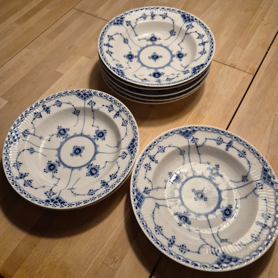 Porcelæn, 8 stk 1/567 Lille dyb