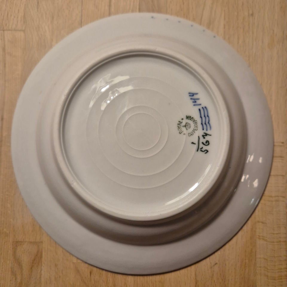 Porcelæn, 8 stk 1/567 Lille dyb