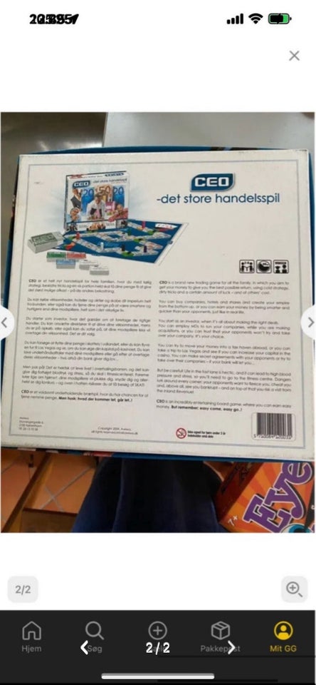 Det store handelsspil , brætspil