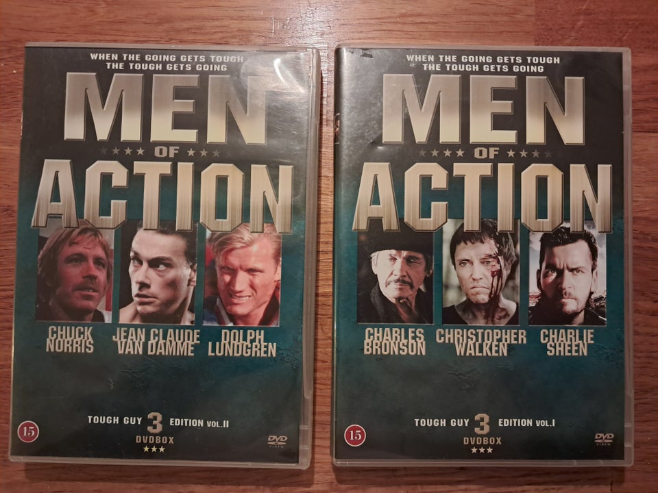 Men of action vol. 1 og 2, DVD, action