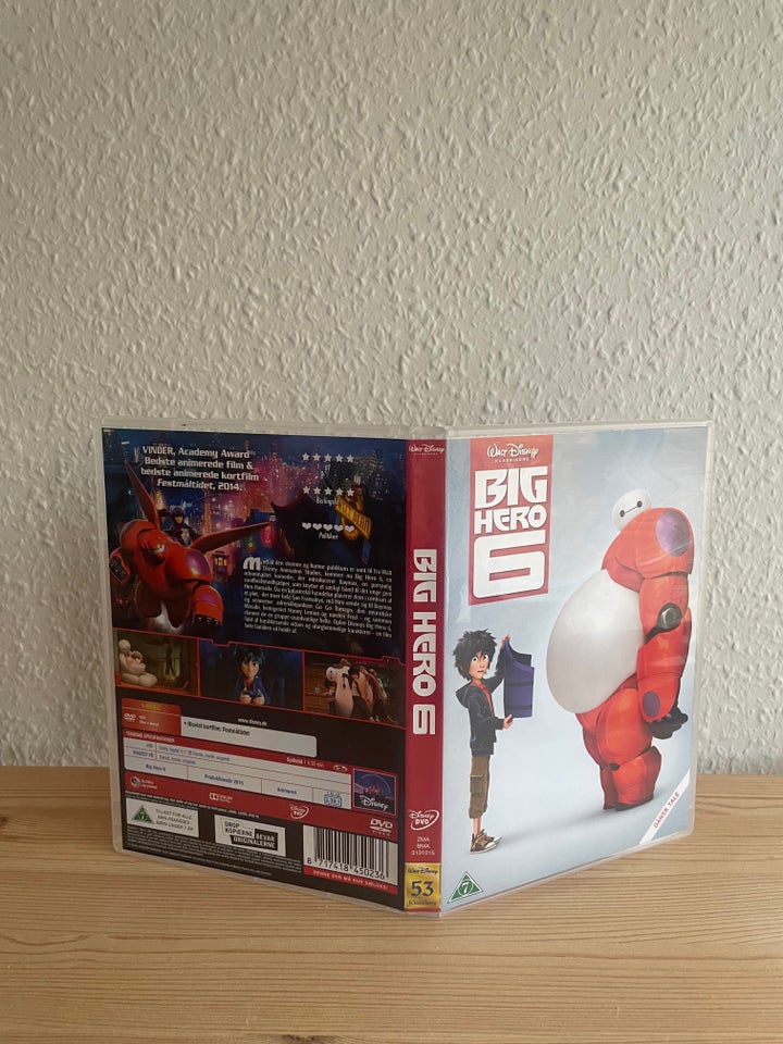 Big hero 6, instruktør Disney, DVD