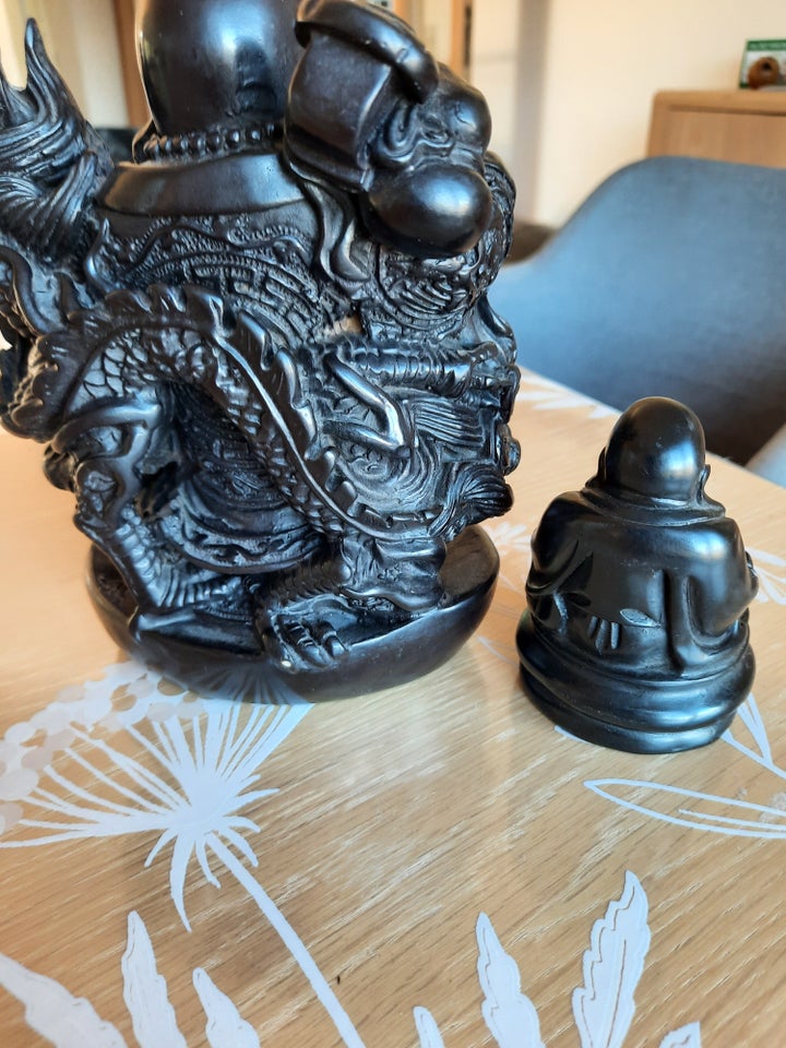 2 BUDDHA FIGURER  Asiatisk