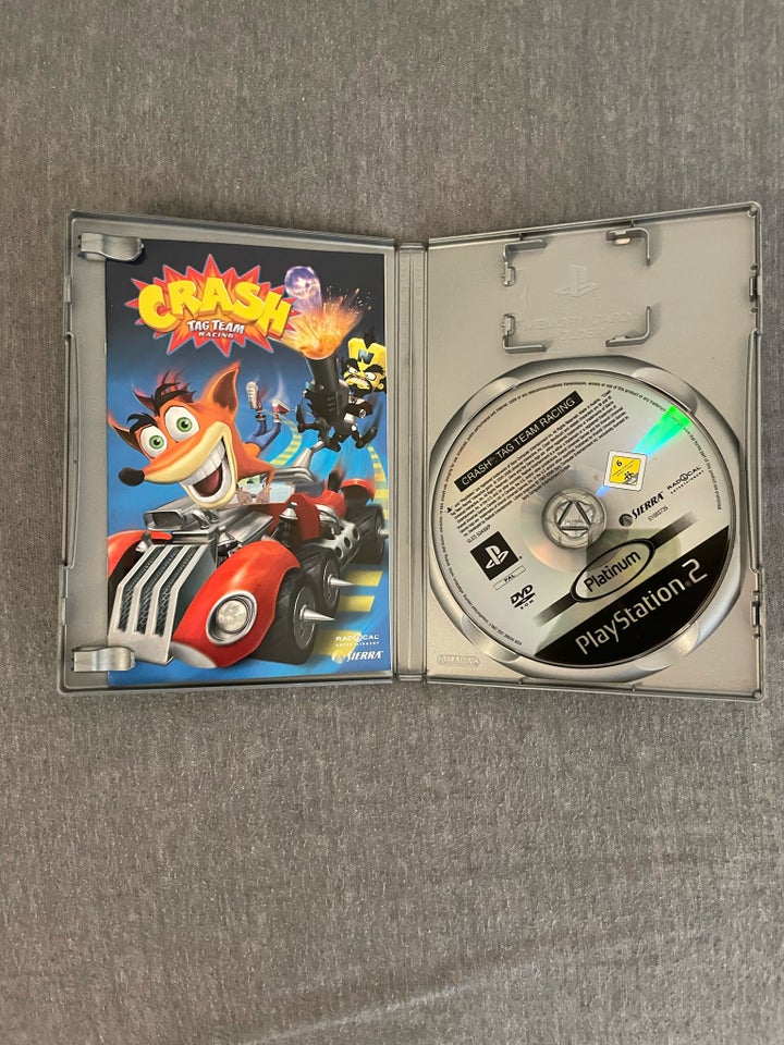 Ps2 crash tag team Racing, PS2