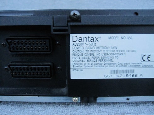 VHS videomaskine, Dantax, 350