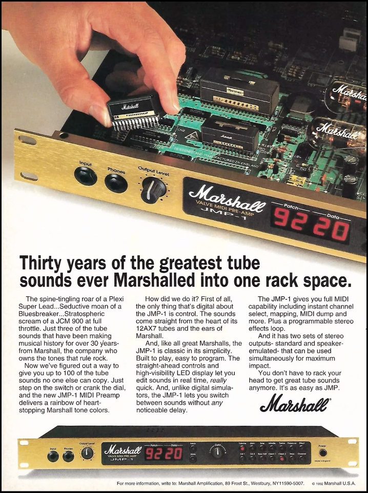 Pre-amp, Marshall JMP-1