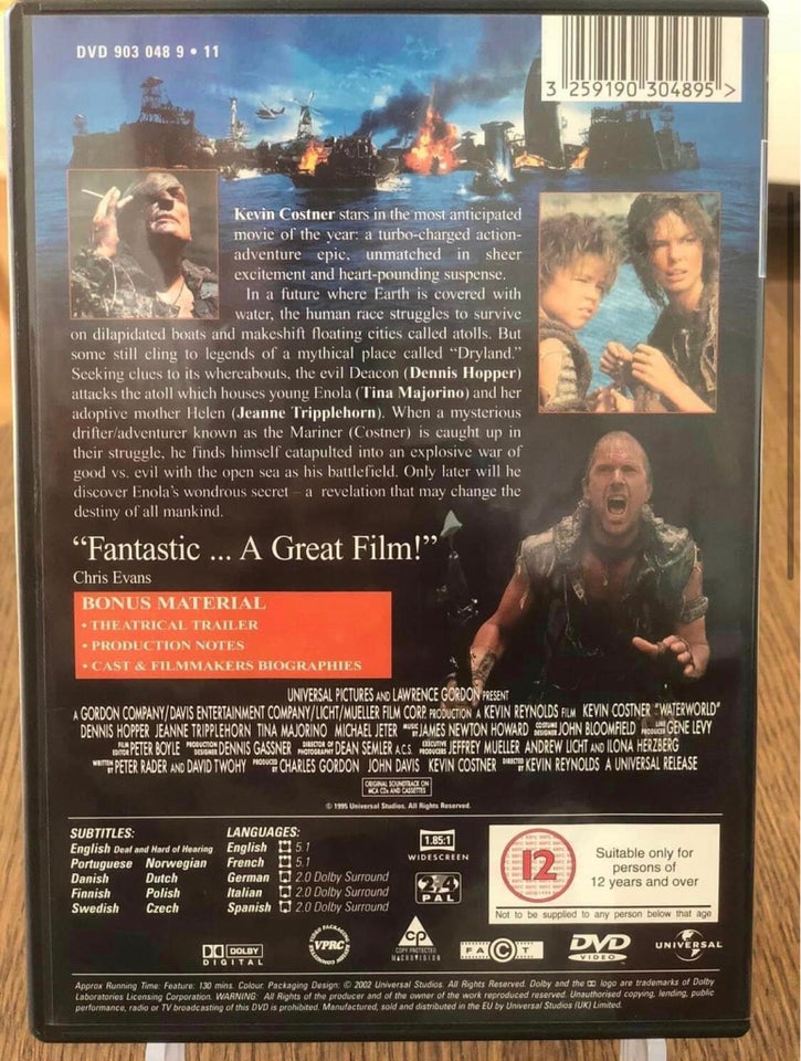 Waterworld + US Marshals, DVD,