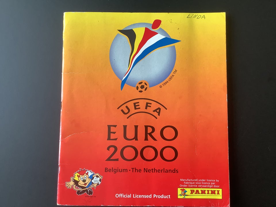 Samlekort Panini EURO 2000