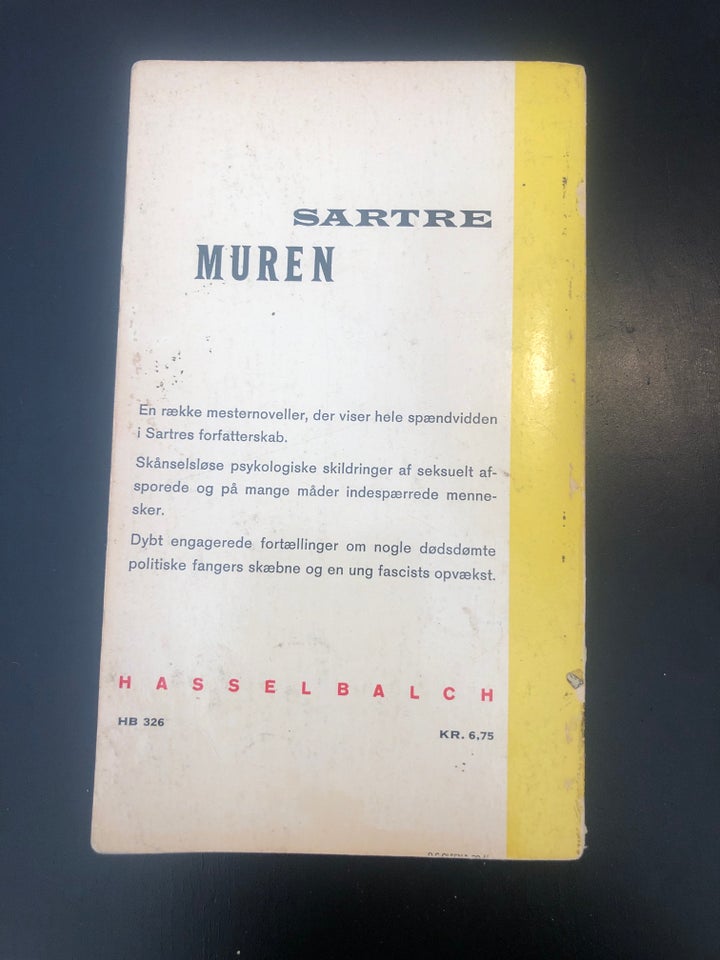 Muren, Sartre, genre: noveller