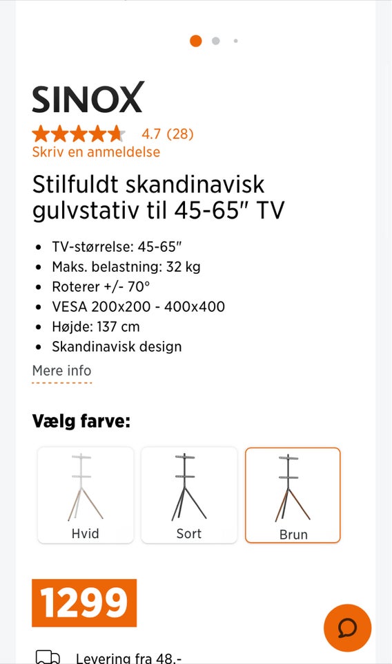 TV stativ, Sinox, Perfekt