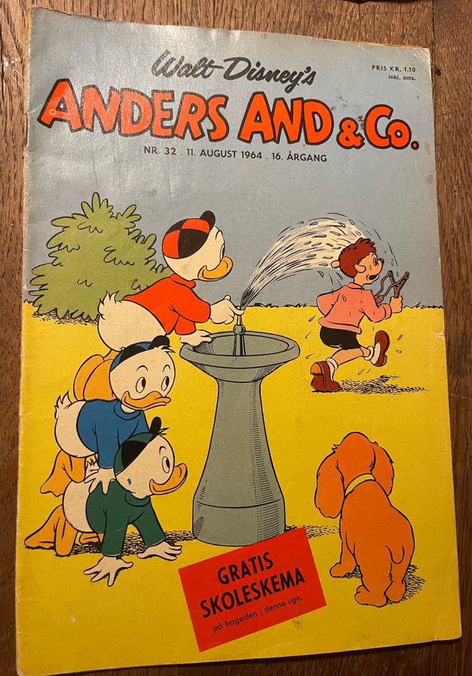 Anders And 1964 nr. 32, Tegneserie