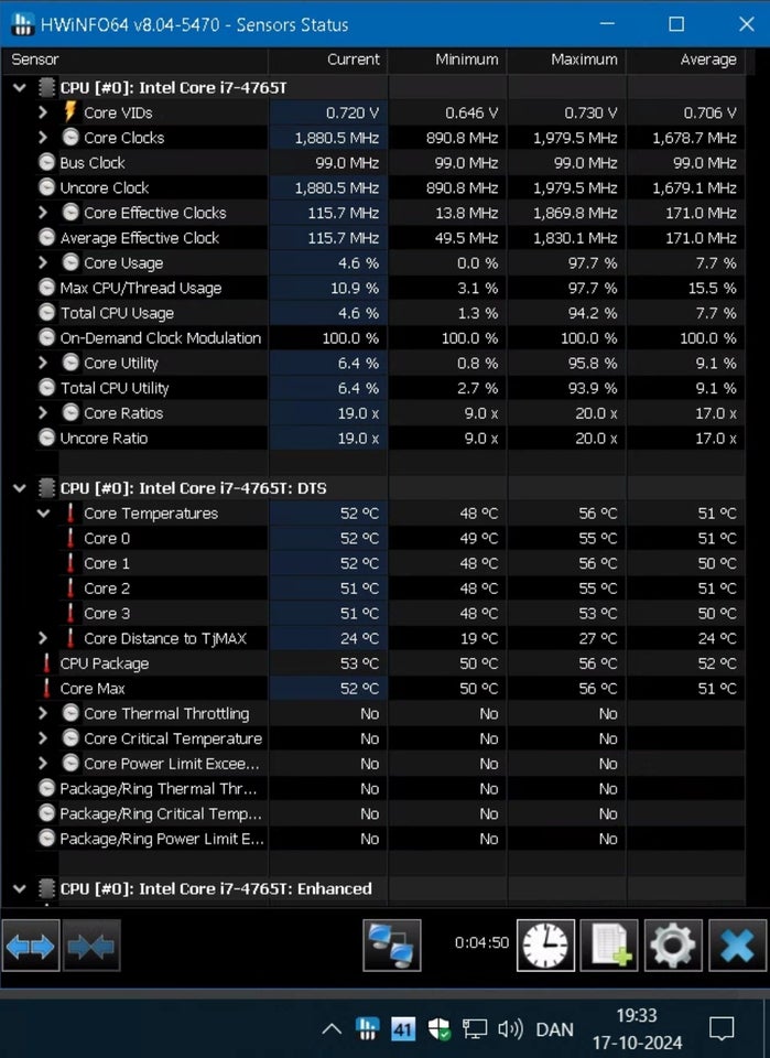 CPU, Intel, i7-4765T