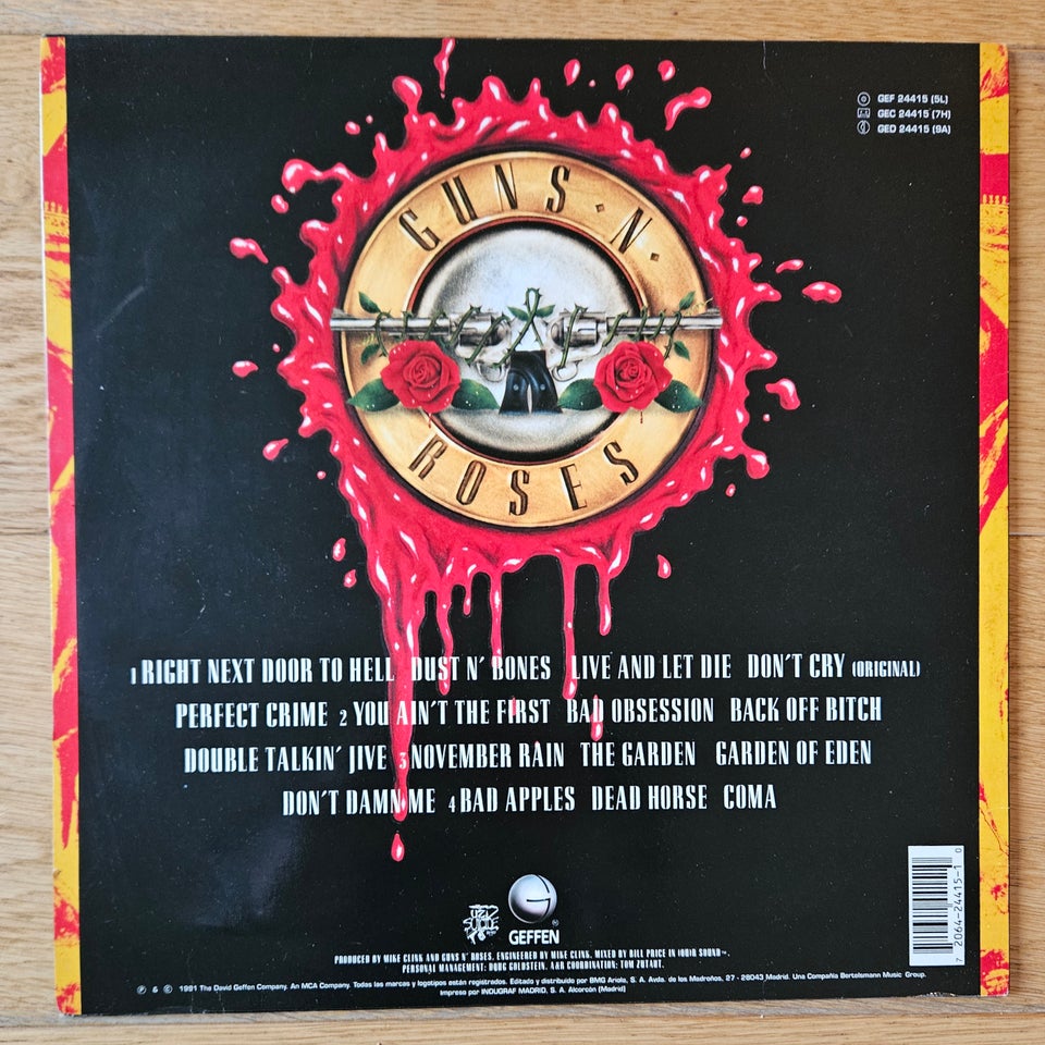 LP, Guns N' Roses, Use Your Illusion