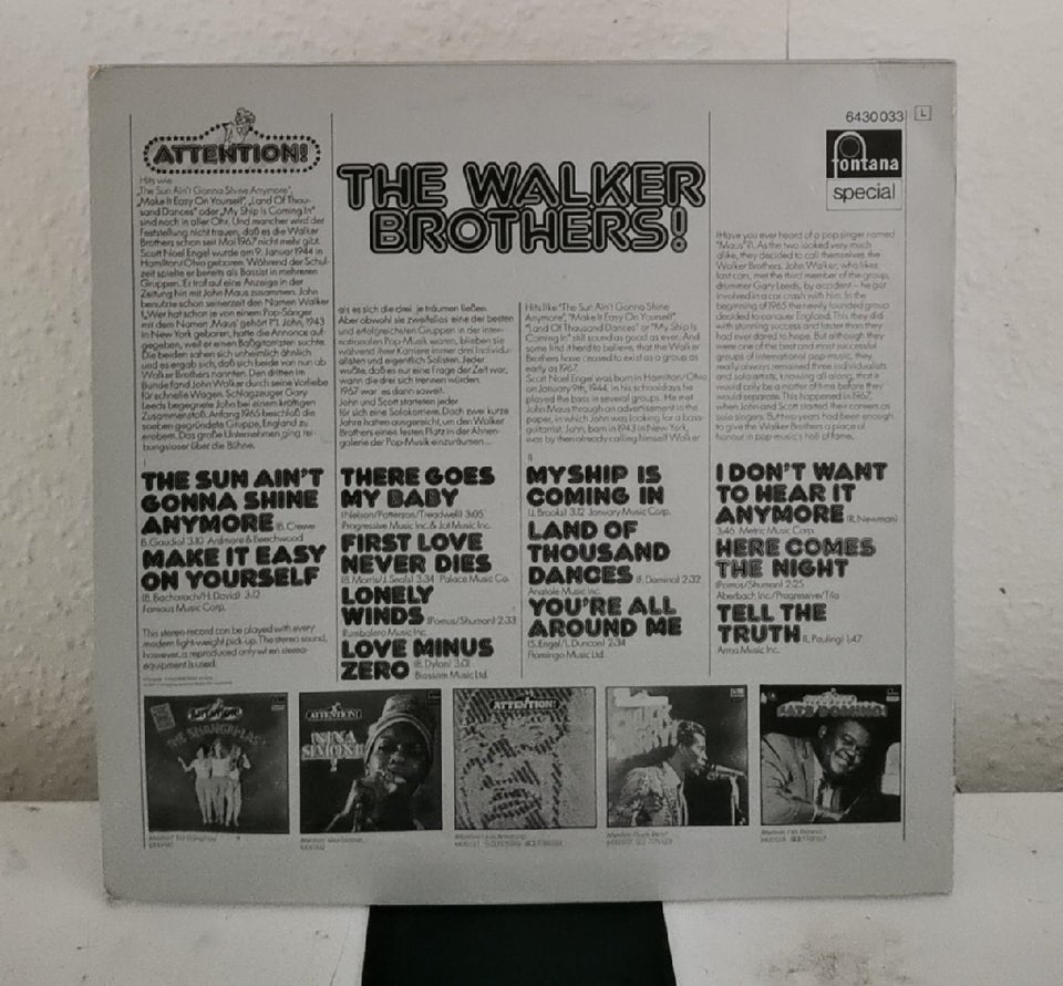 LP The Walker Brothers The Walker