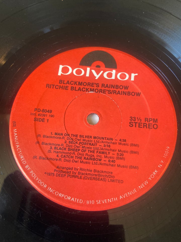 LP, Rainbow, Ritchie Blackmores