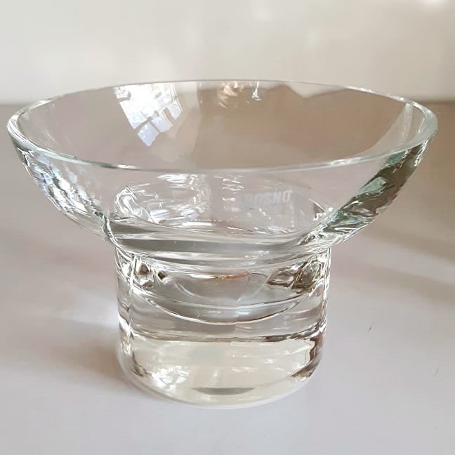 Glas Lysestage skål vase sæt