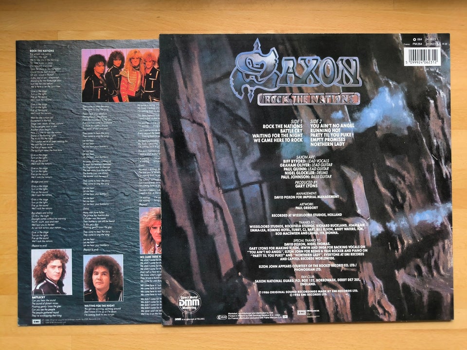 LP, Saxon