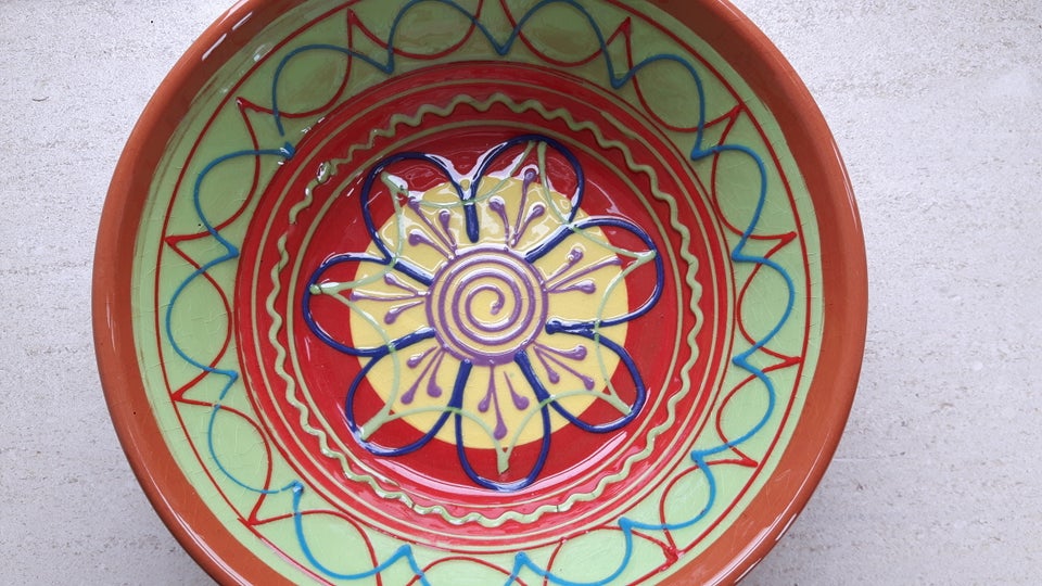 Keramik, Skål, Pottemager Mandala