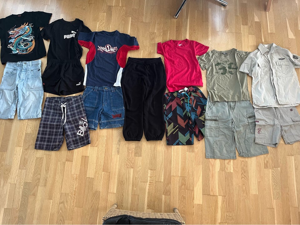 Blandet tøj, Shorts, T shirts