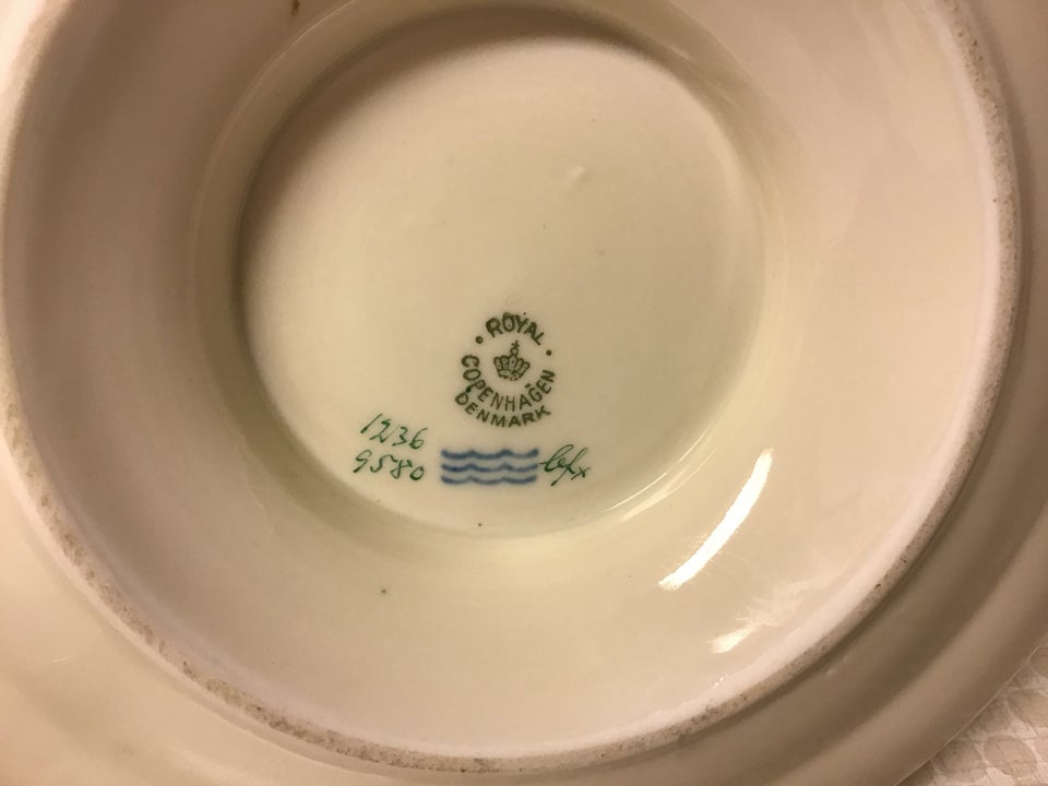 Porcelæn, Ældre Hvid Sauceskål