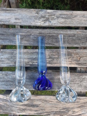 Glas gl orchidévaser klare/blå