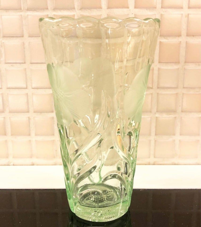 Glas Vase Presset glas