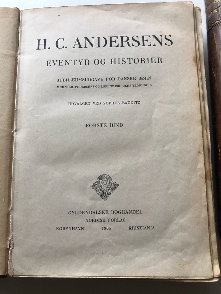 H C Andersens Eventyr bind 1 og 2, H c