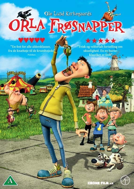 Orla Frøsnapper, DVD, animation