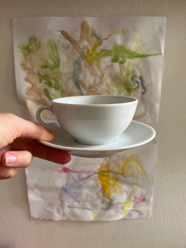 Porcelæn, Kaffekop med tallerken,