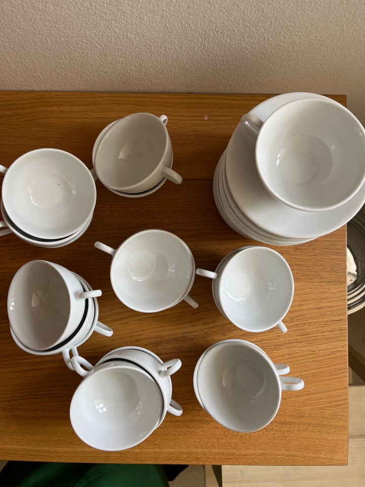 Porcelæn, Kaffekop med tallerken,