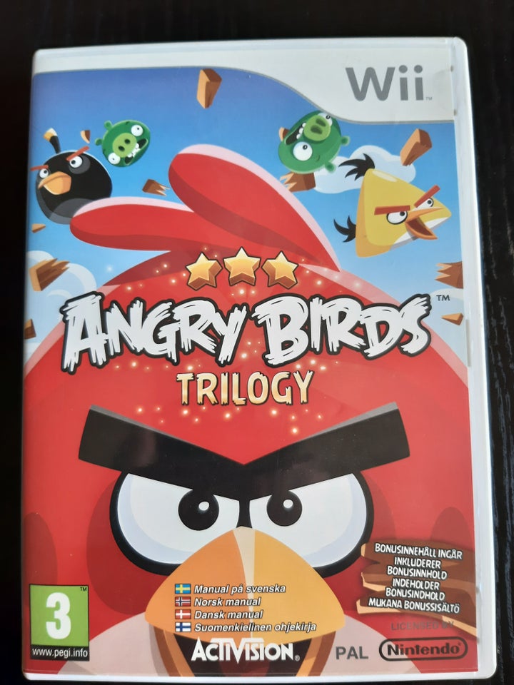 Angry birds trilogy CIB, Nintendo