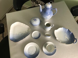 Porcelæn Måge Kaffestel Med