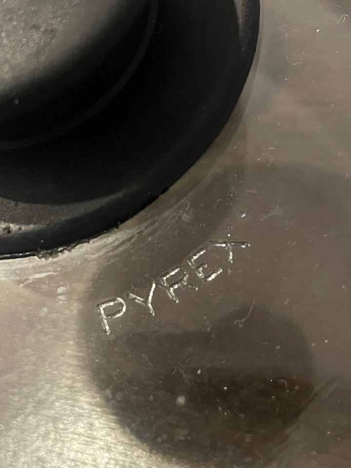 Glas, Låg til pander, Pyrex