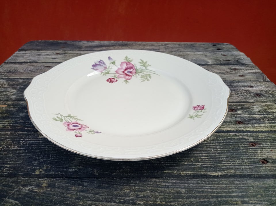 Porcelæn Fin gammel fad 28 cm i