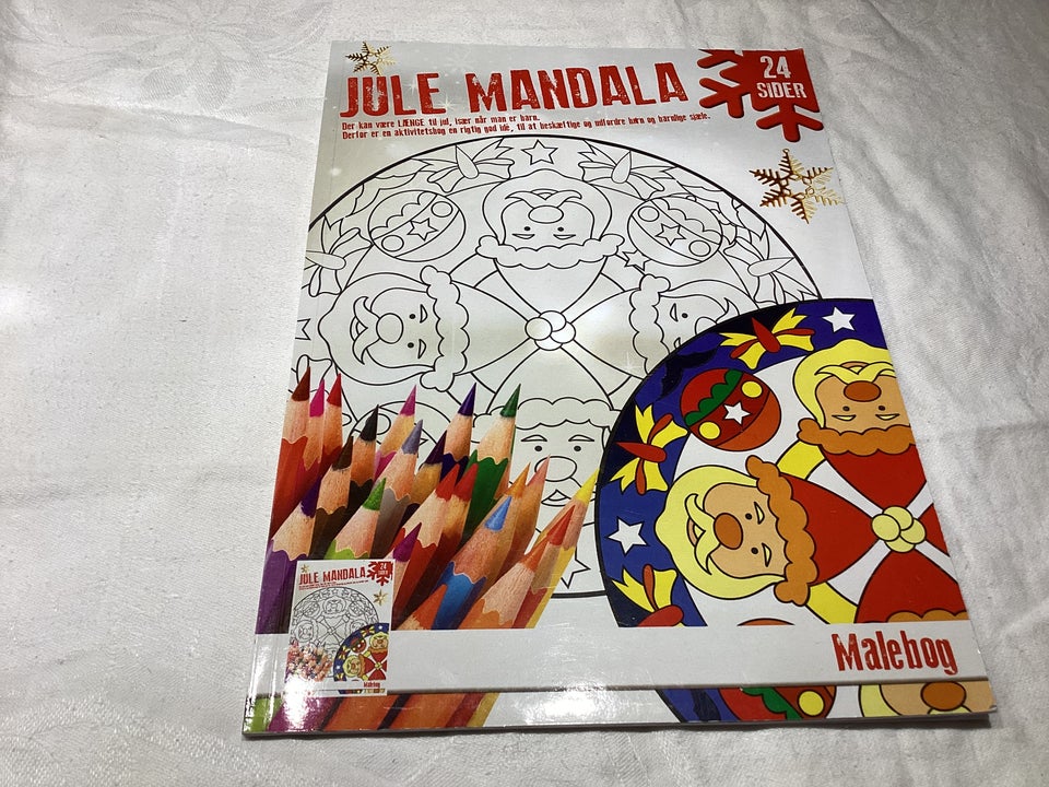 Tegne/male, Jule mandala malebog