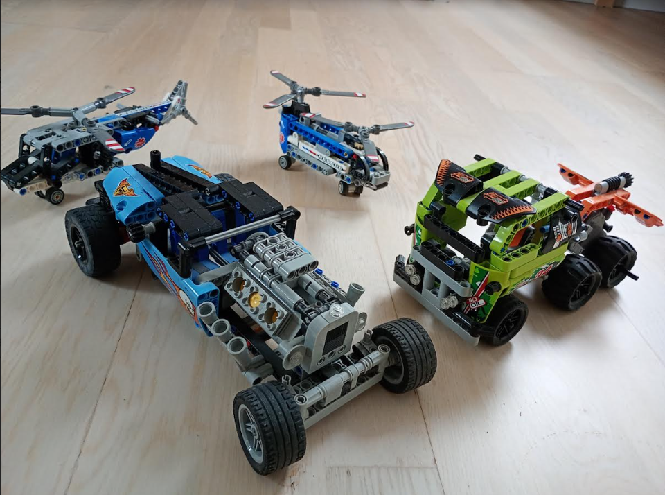 Lego Technic, 2x42020, 42022 og