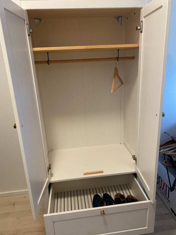 Garderobeskab, Ikea, b: 80 d: 50 h: