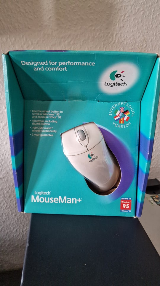 Mus, Logitech Retro Mus, Windows 95