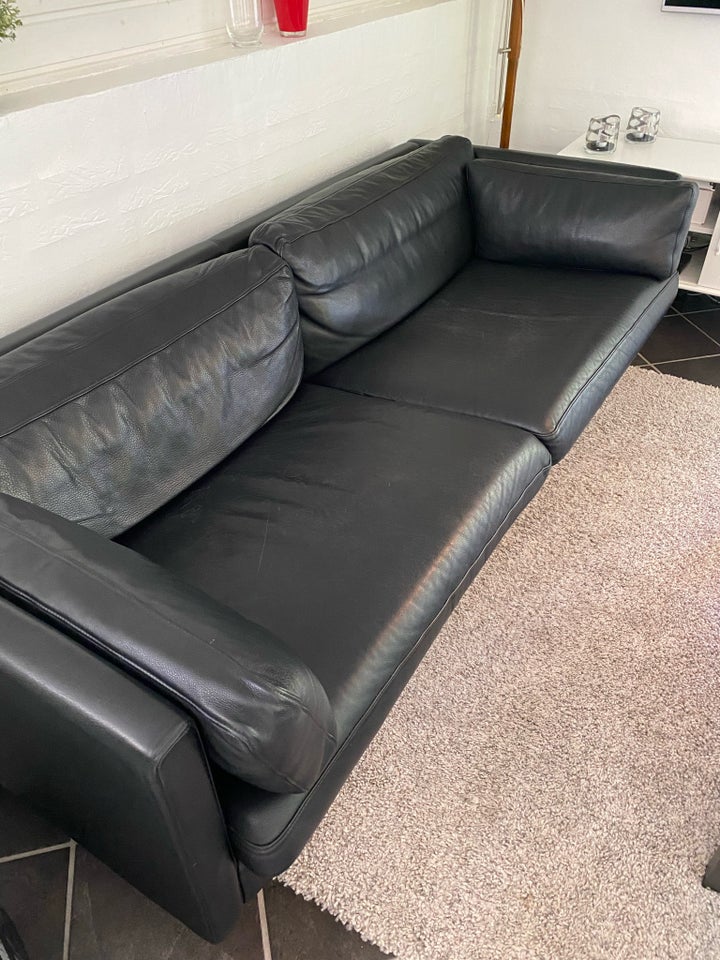 Sofa læder 3 pers