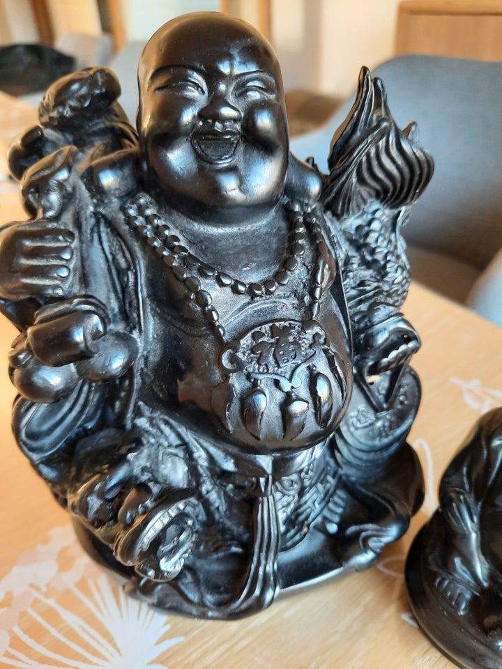 2 BUDDHA FIGURER  Asiatisk