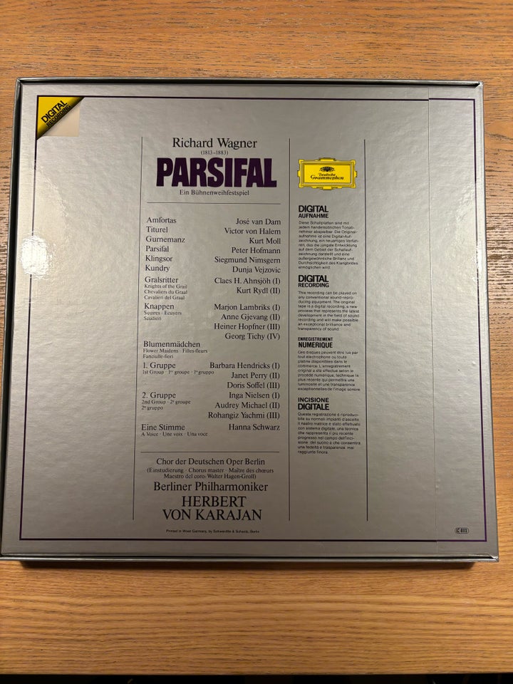 LP, Herbert von Karajan, Parsifal