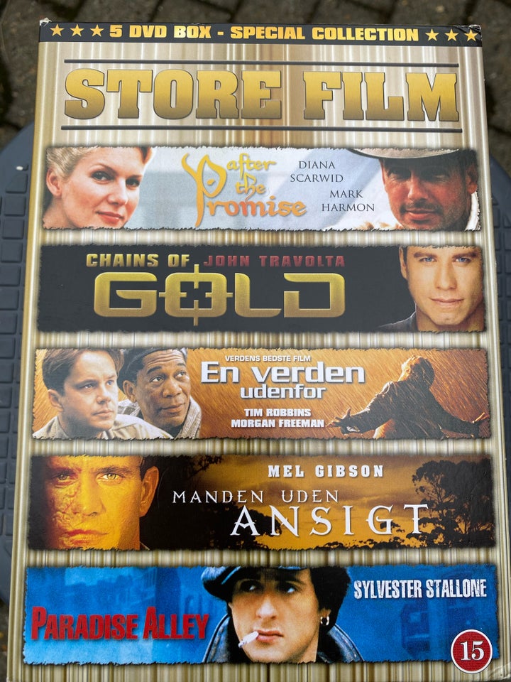 Store Film box med 5 DVD