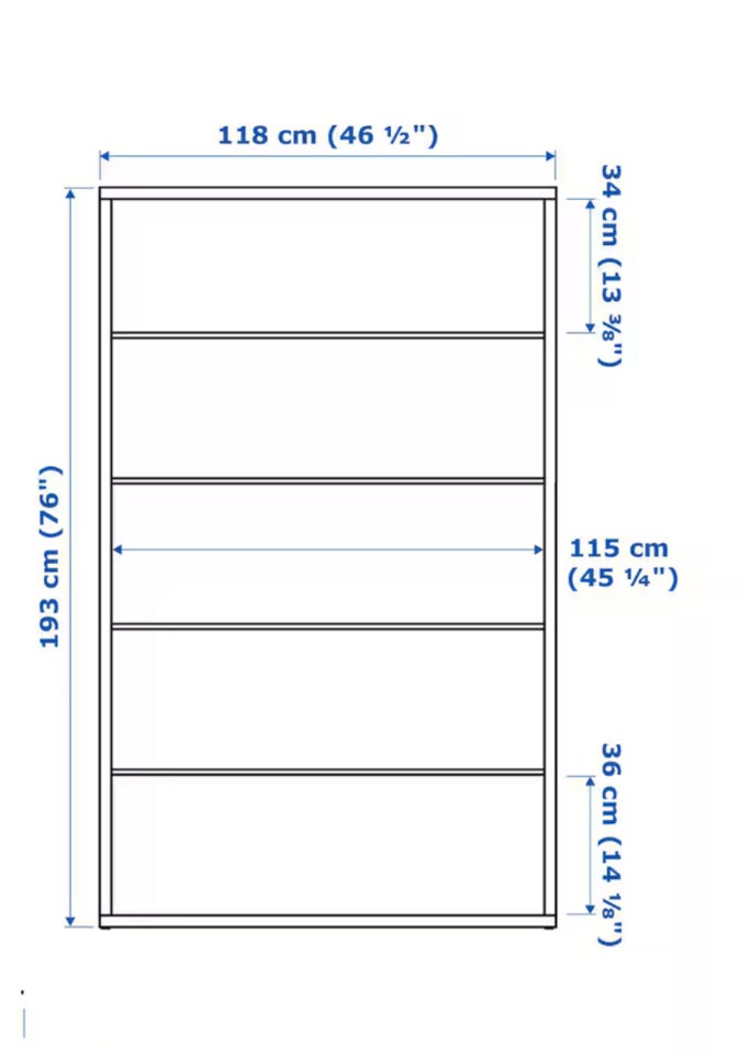 Ikea Fjälkinge reol (2stk) med 2