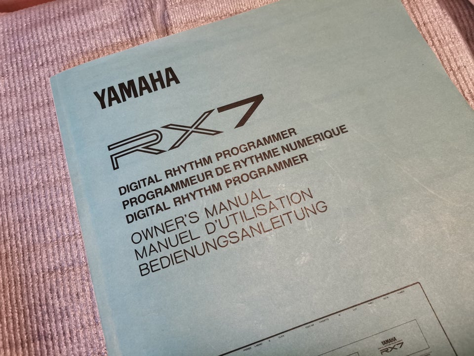 Trommenaskine, Yamaha Yamaha RX7