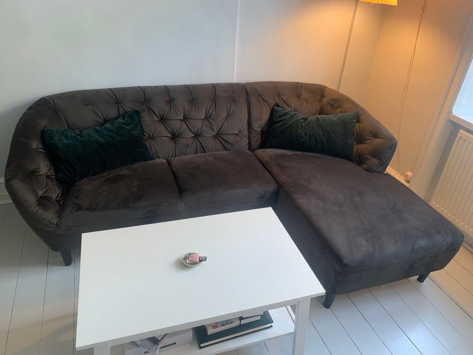 Sofa, velour, 3 pers.