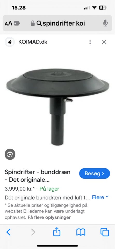 Spindrifter til bunddræn