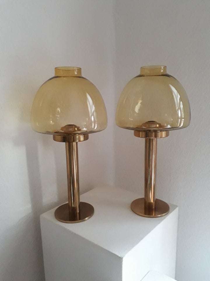 Lampe Messing, Lysestage,